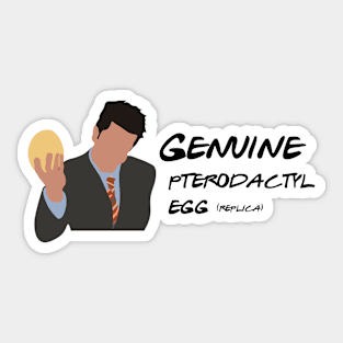 Genuine pterodactyl egg replica Sticker